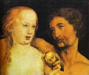 Hans holbein the younger Adam and Eve oil